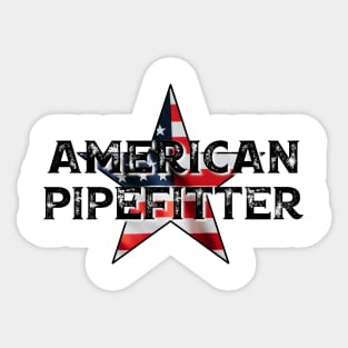 American Pipefitter - Blue Collar Worker Sticker